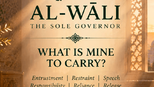 Workbook 77 - Al Wali - The Sole Governor
