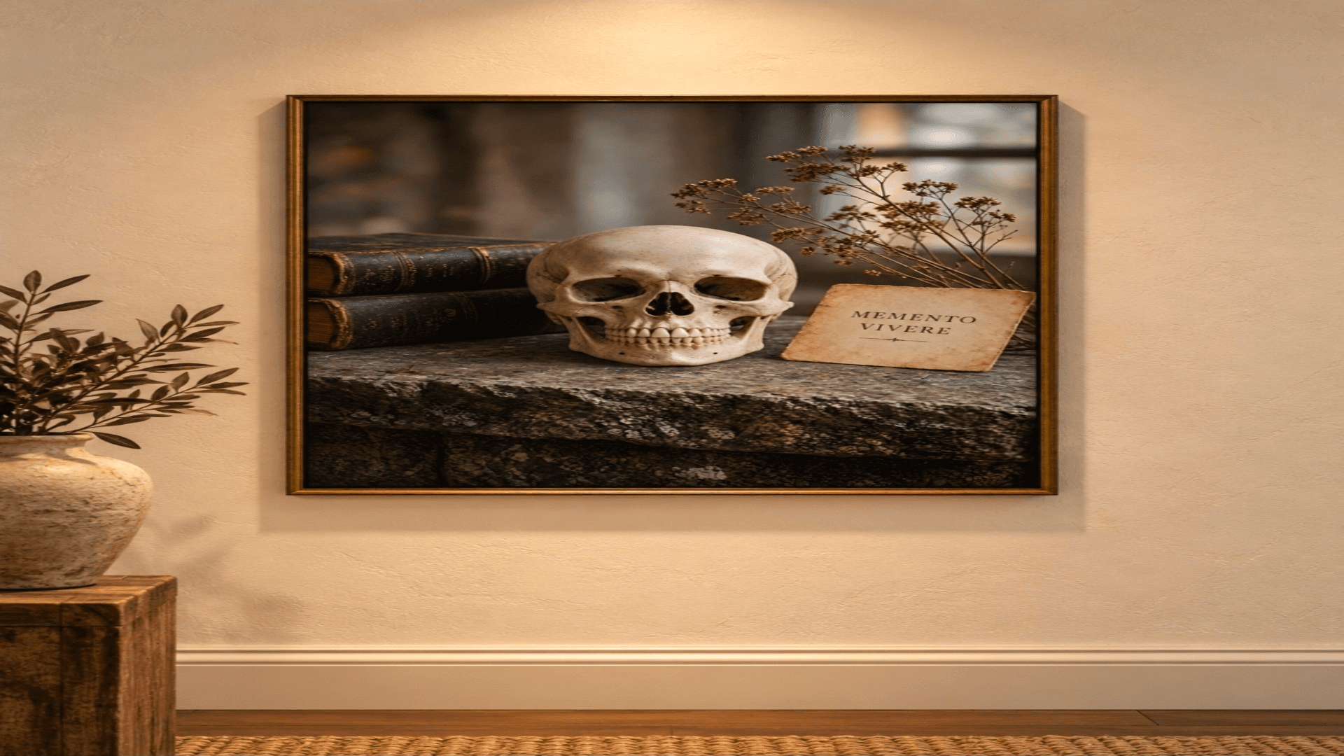 Memento Vivere — Modern Still Life Wall Art 