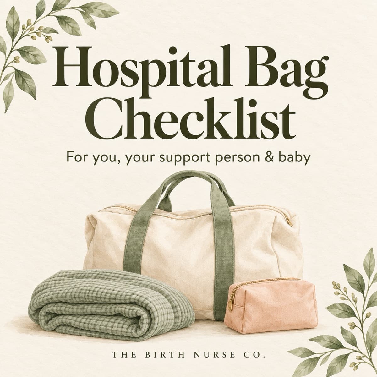 FREE Hospital Bag Checklist