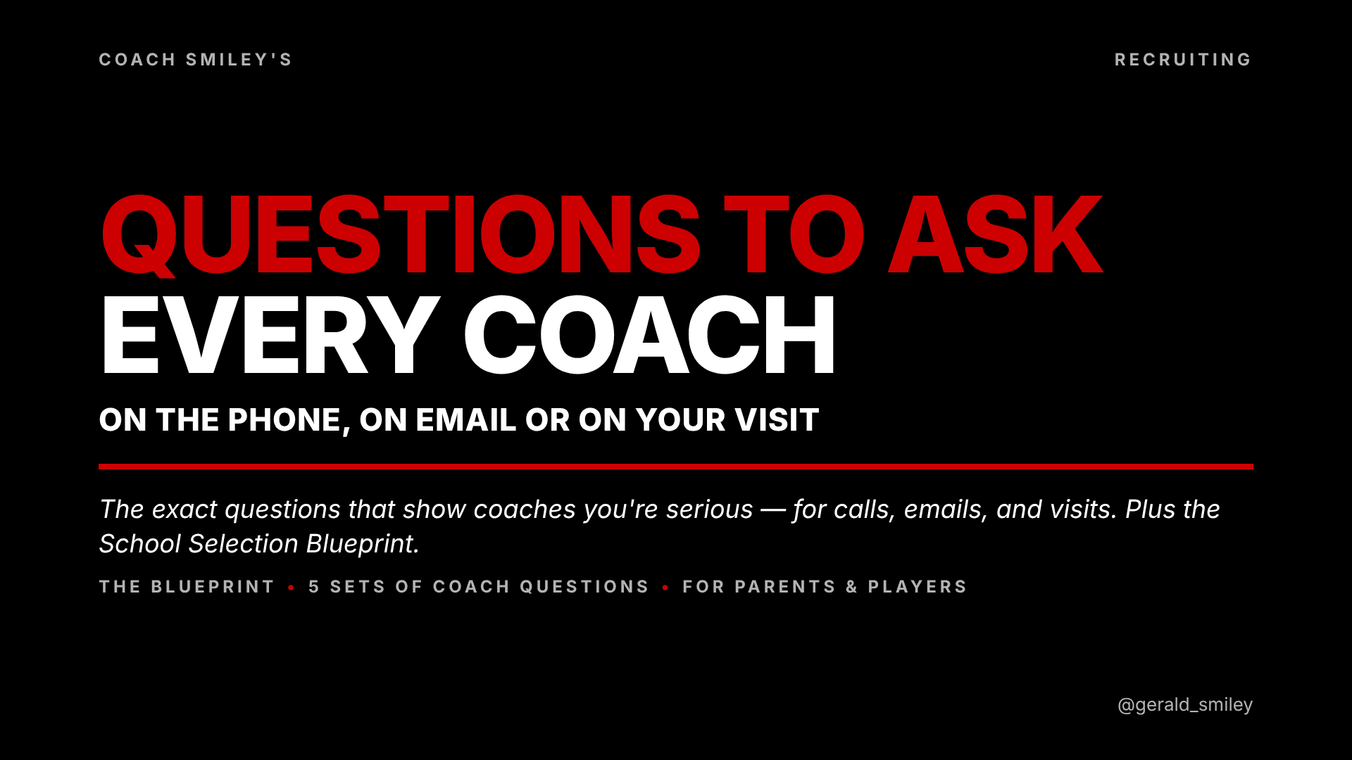 College Selection Blueprint - How to Choose