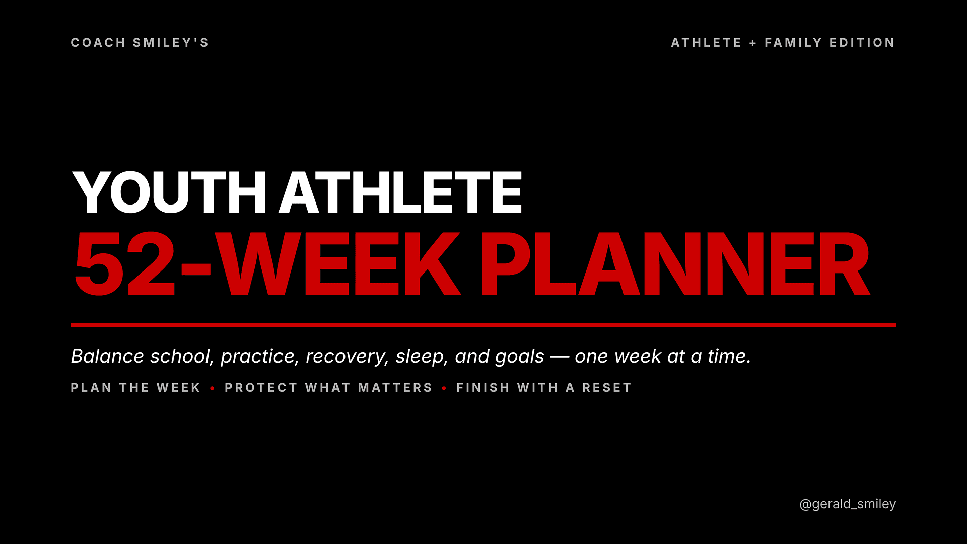 Get My 52-Week Youth Athlete Planner Now!