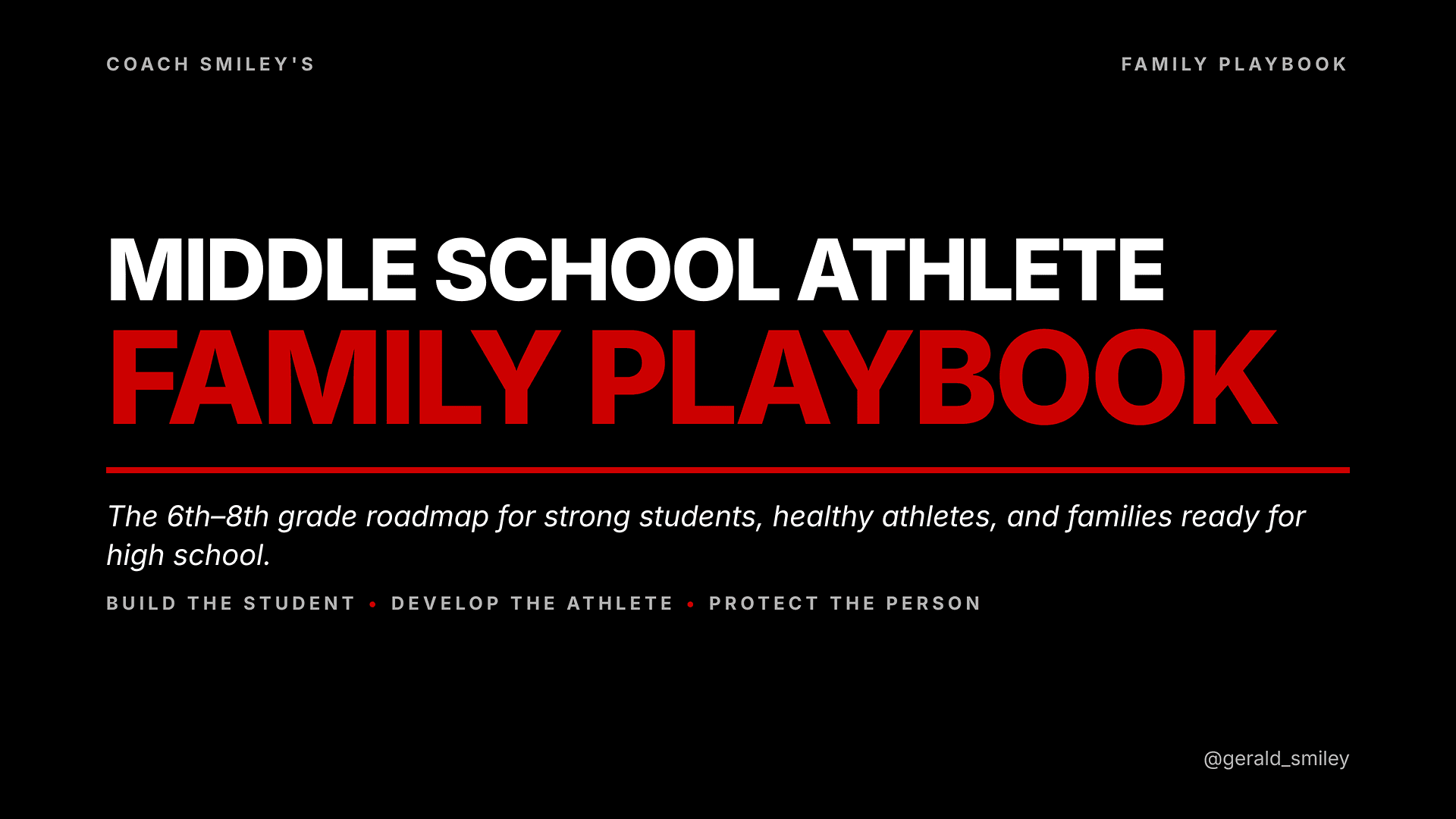 Get My Middle School Athlete Family Playbook Now!