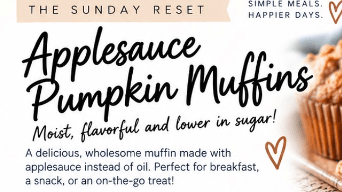 🎃 FREE Pumpkin Muffin Recipe