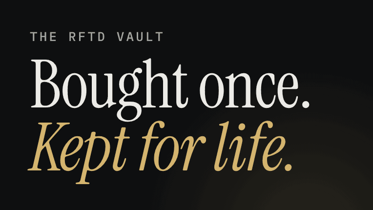 RFTD VAULT (Launch Offer)