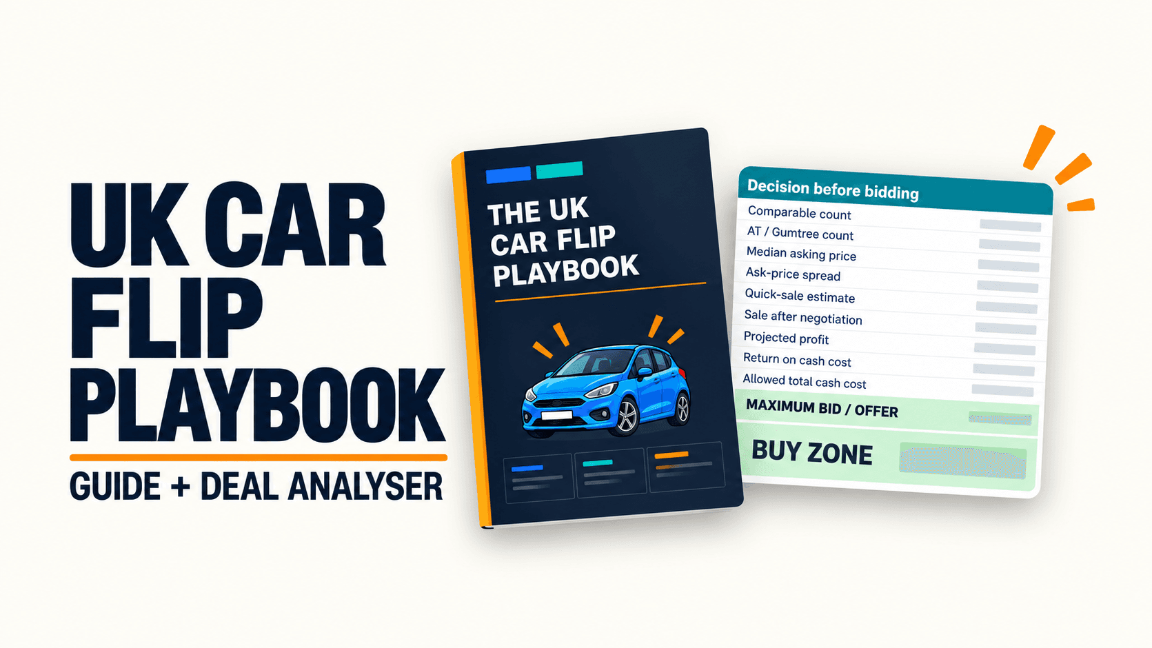 UK Car Flip Playbook + Deal Analyser