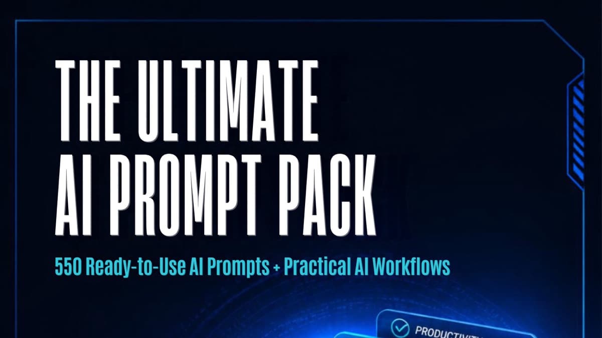The Ultimate AI Prompt Pack  Subtitle: