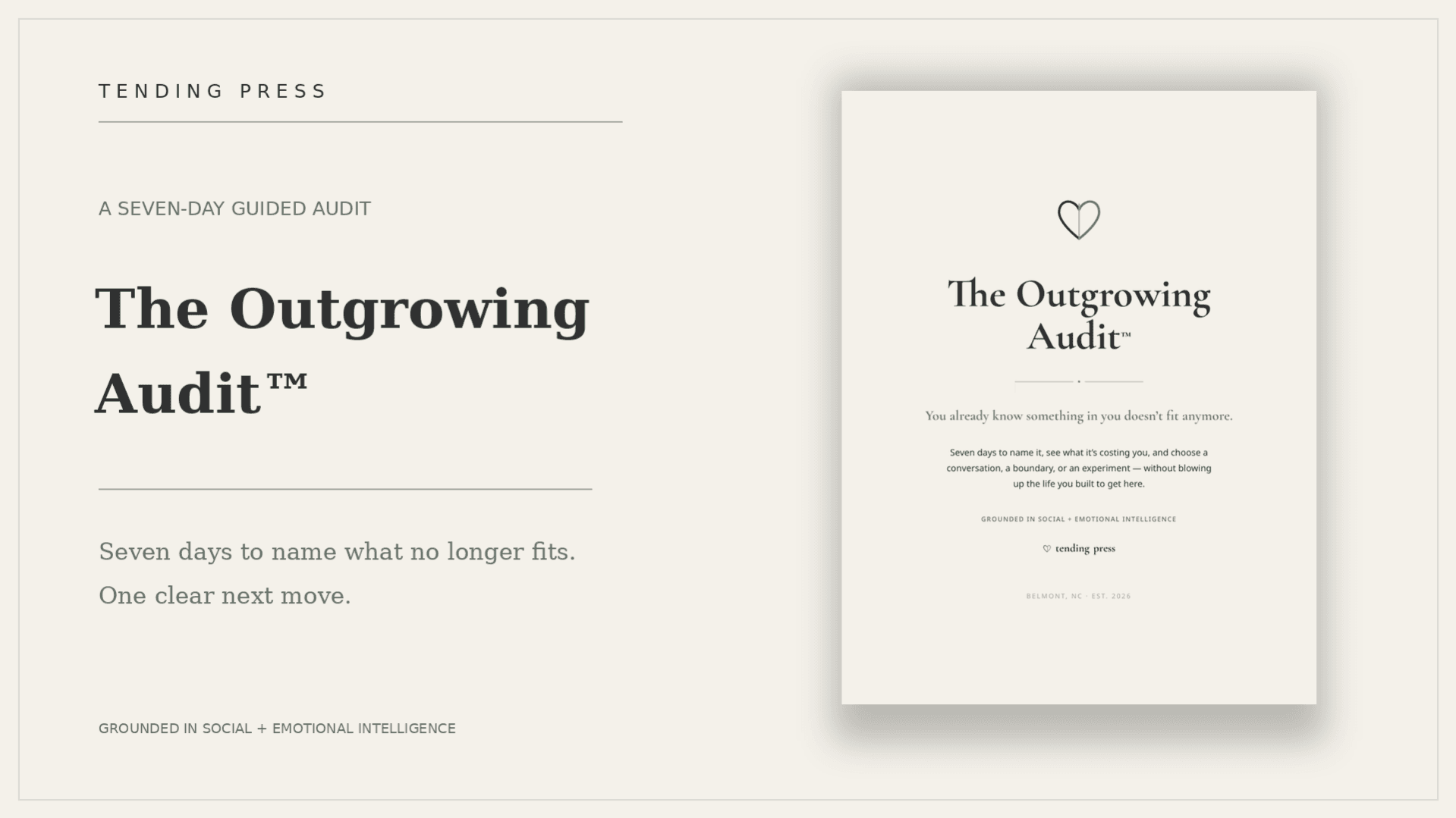 The Outgrowing Audit™ 