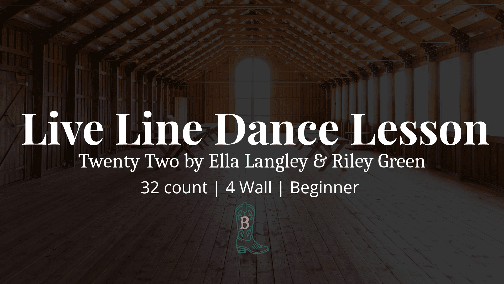 Learn "Twenty Two (22)" Live with Bonnie
