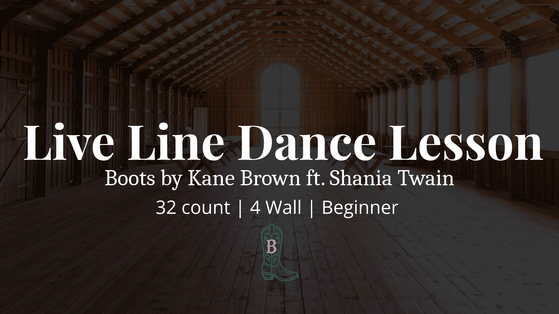 Learn "Boots" Live with Bonnie