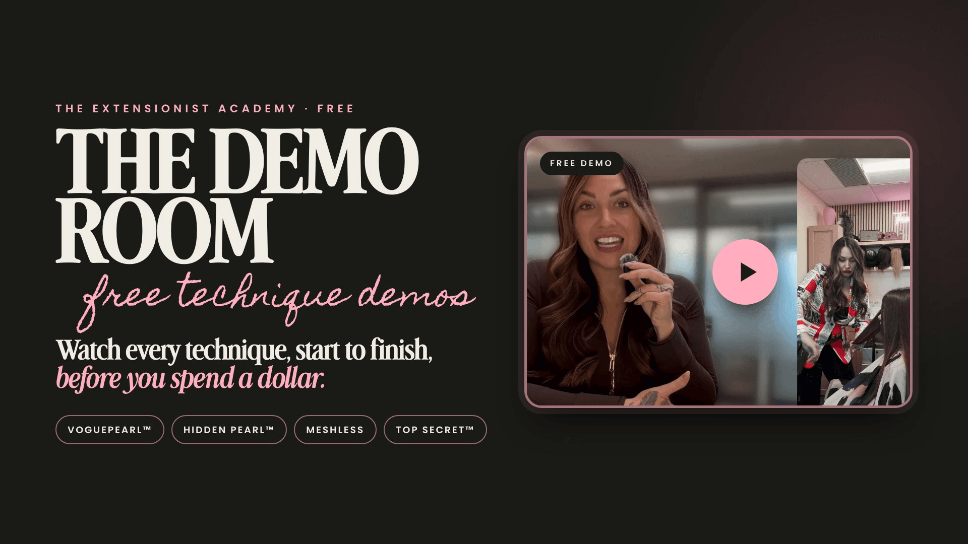 The Demo Room: Free Technique Demos