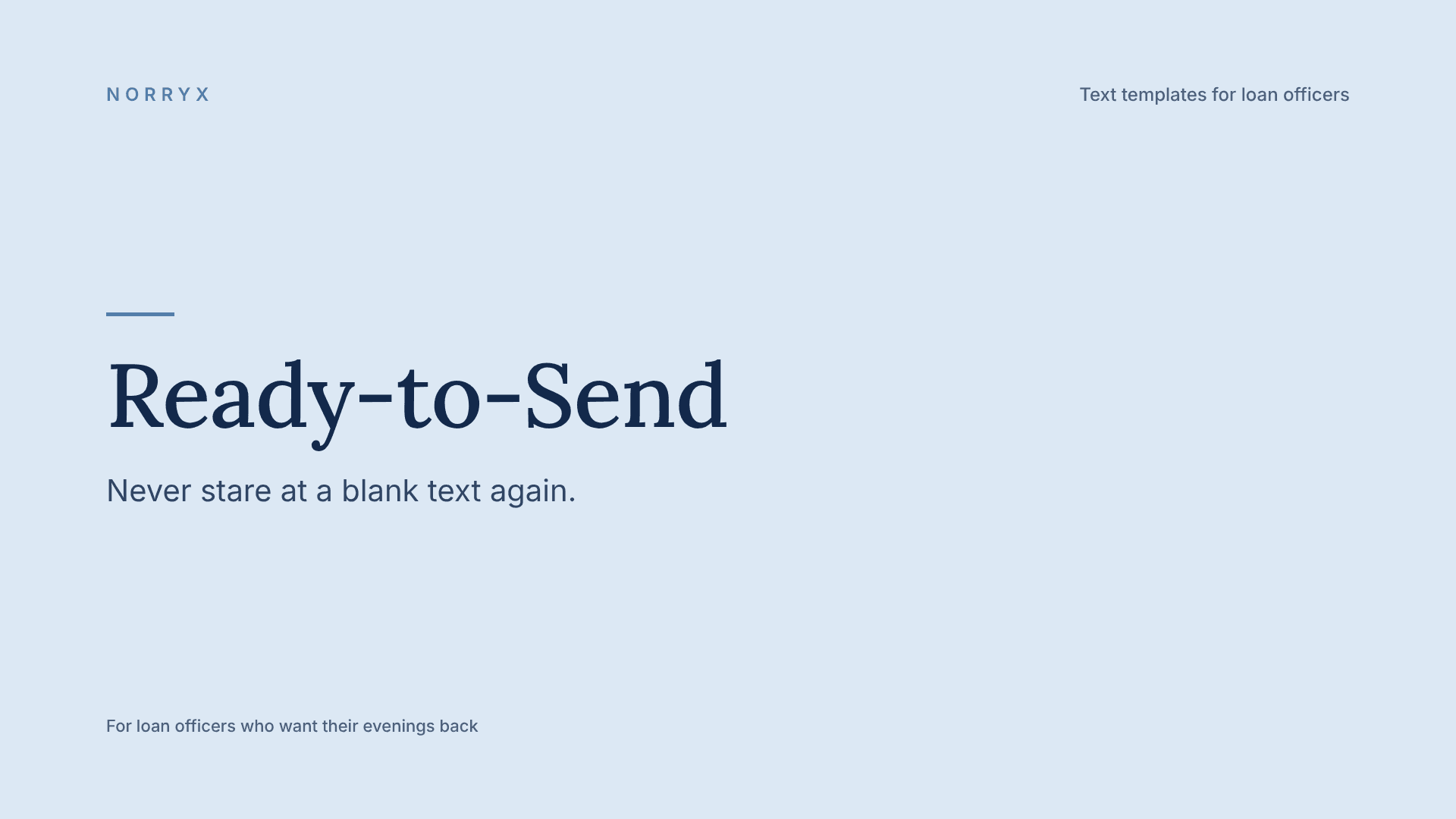 Ready-To-Send