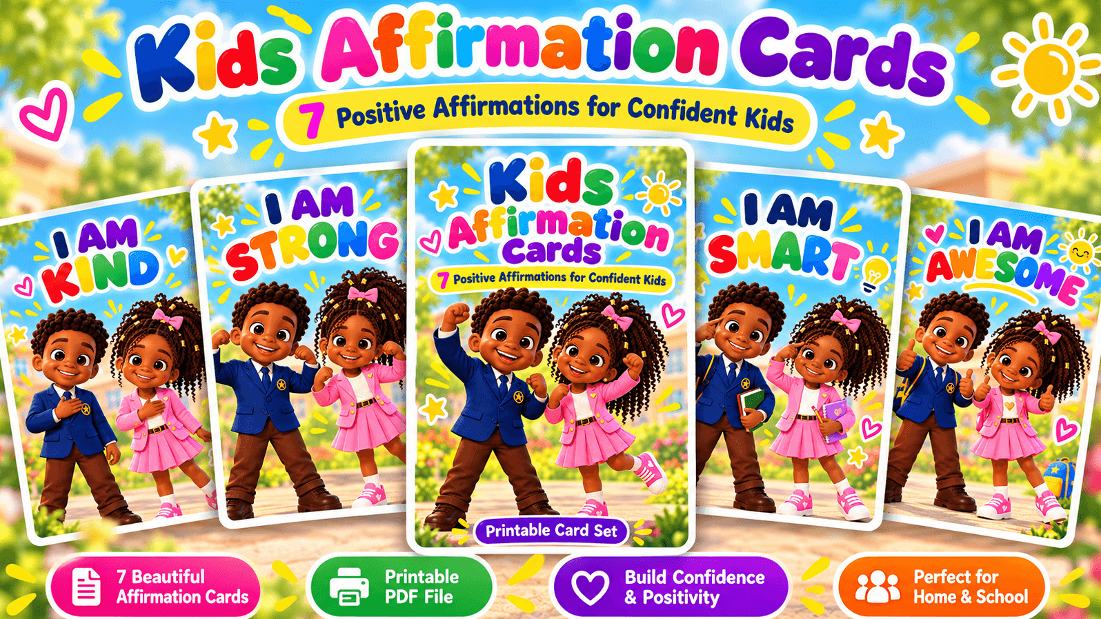 Kids Affirmation Cards