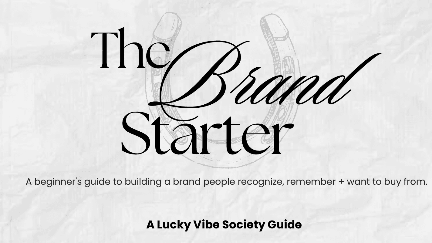 Brand + Content Starter BUNDLE