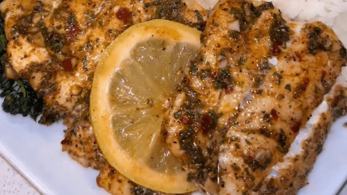 Baked Cod with Broccolini & Rice Recipe
