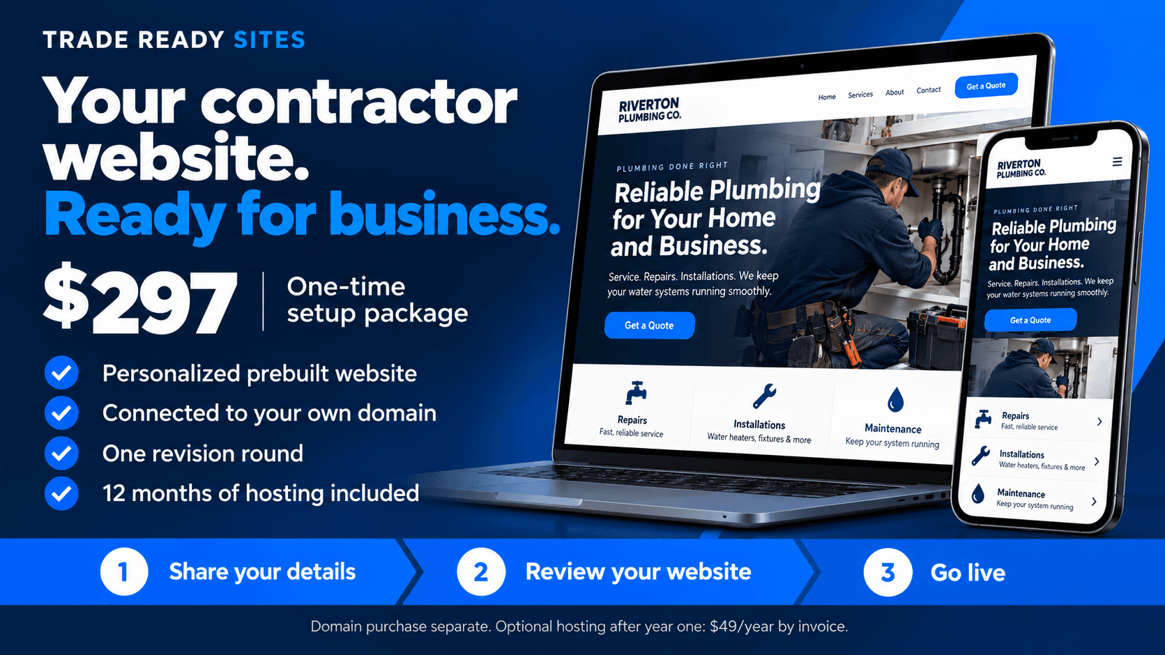 Trade Ready Sites — Your Business Website