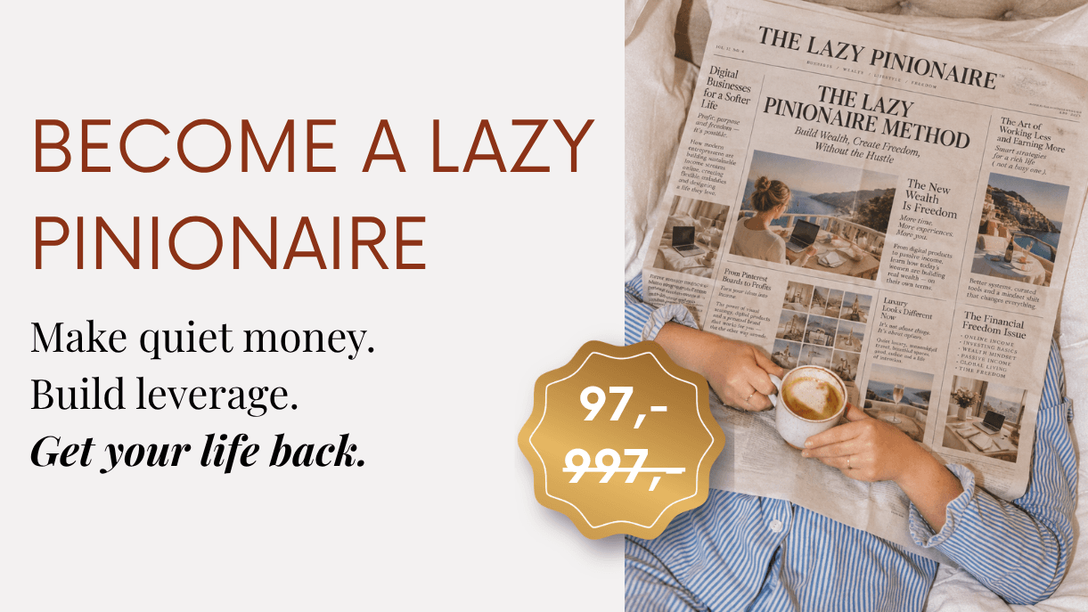 THE LAZY PINIONAIRE™ BUSINESS SYSTEM