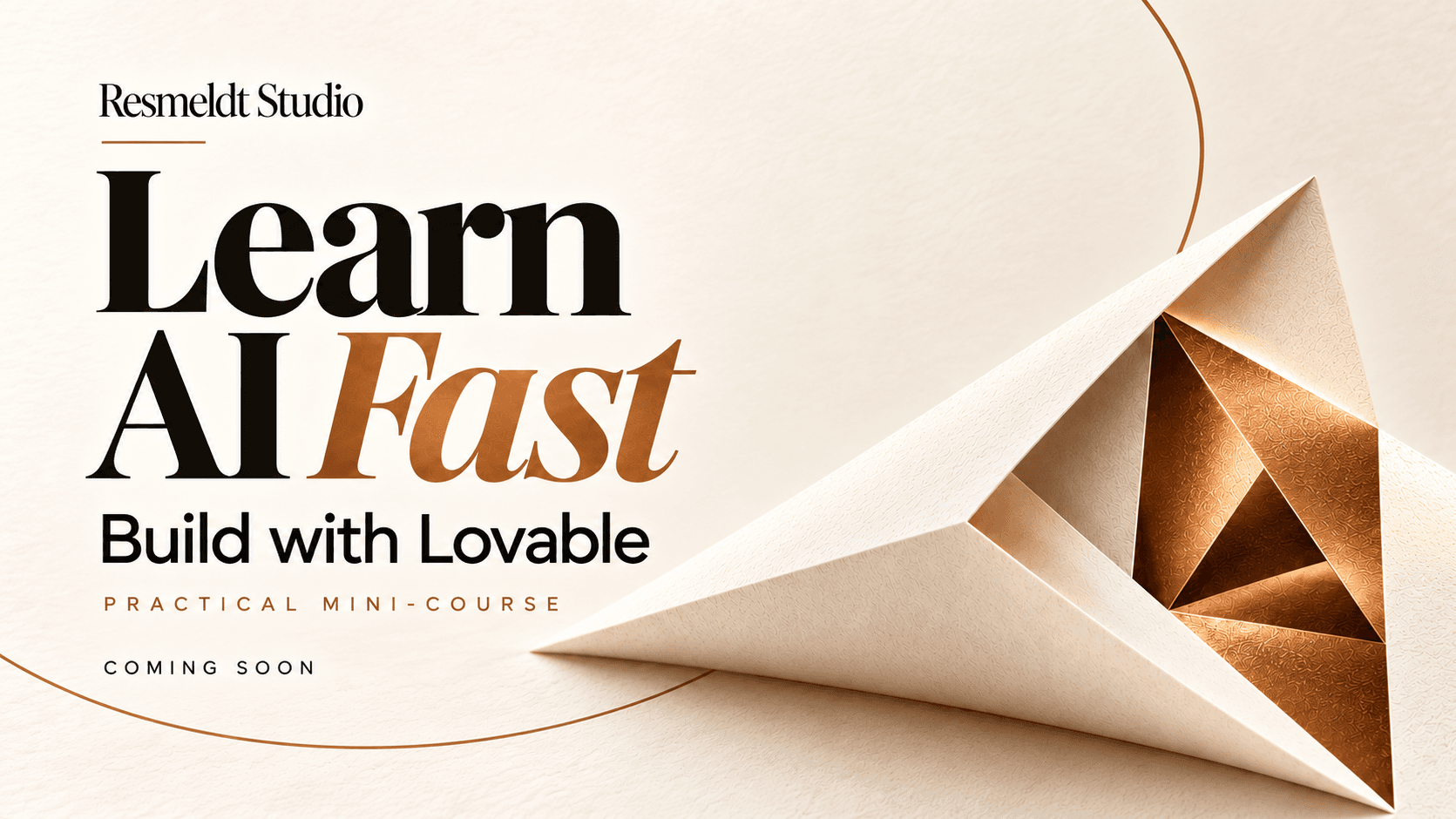 Learn AI Fast: Build with Lovable. No coding.