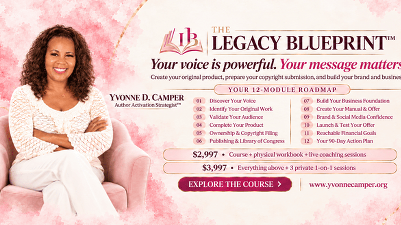 The Legacy Blueprint + 3 -on-1 Private Coaching