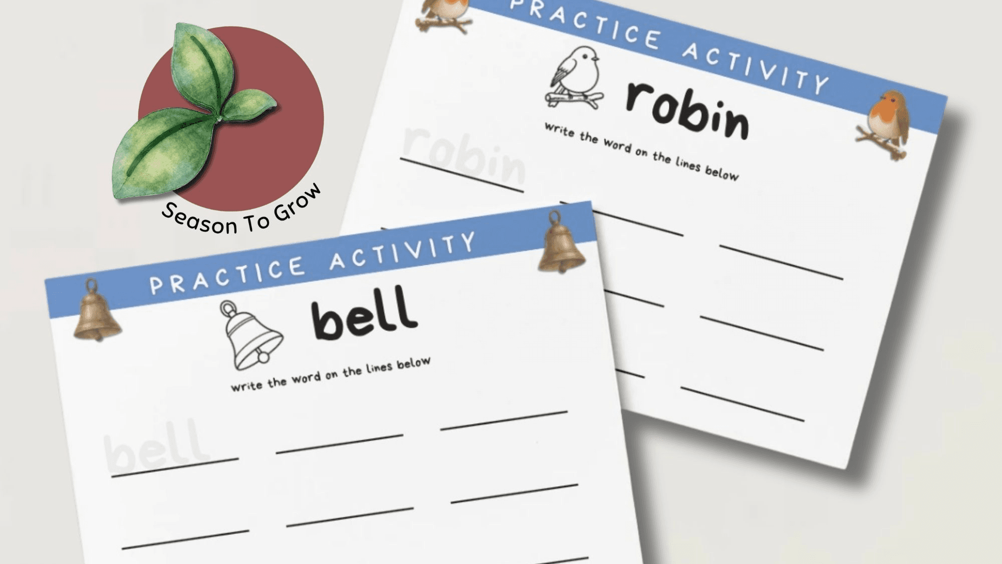 18 x Practice Activity 6 | Winter Word Practice