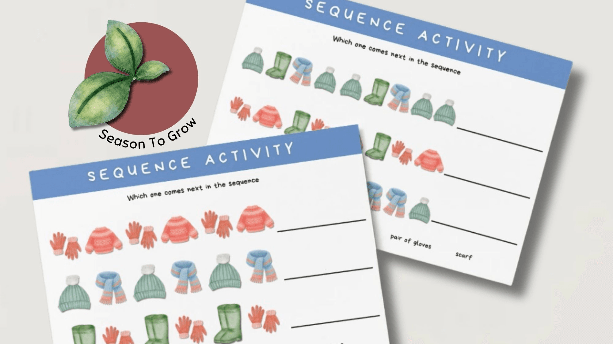 30 x Sequence Activity 10 | Winter Sequencing