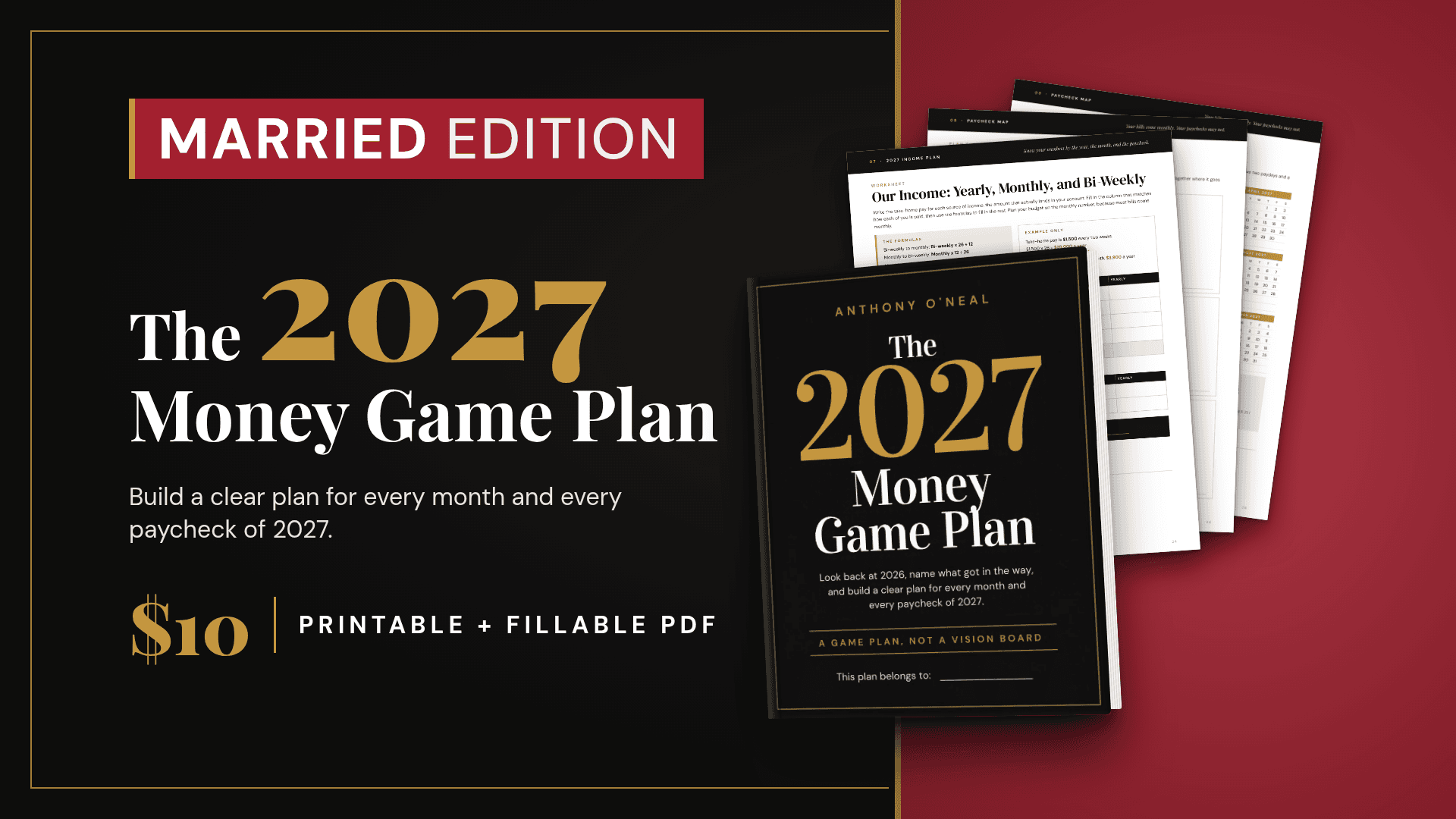 The 2027 Money Game Plan: Married Edition