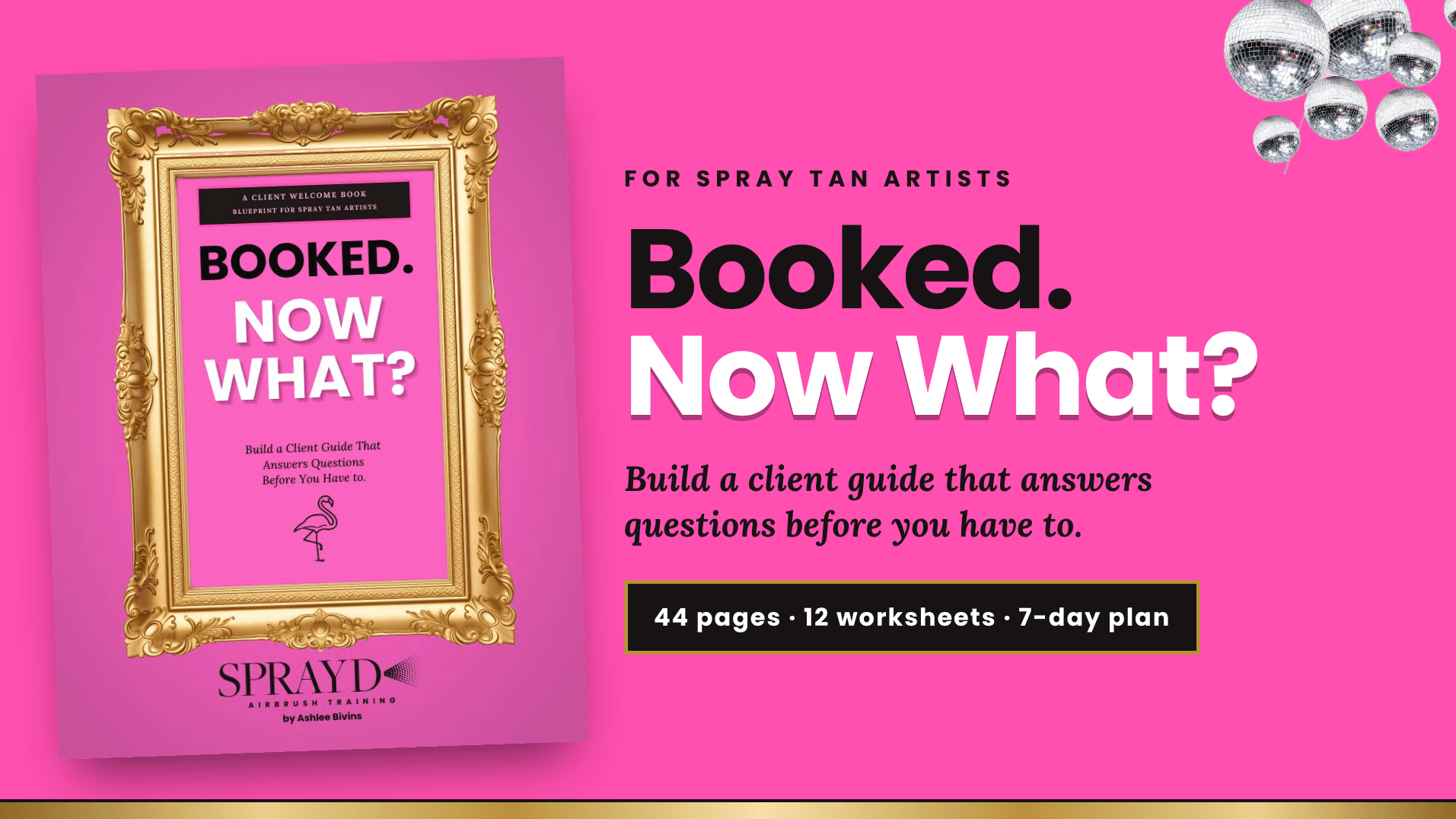Booked. Now What?