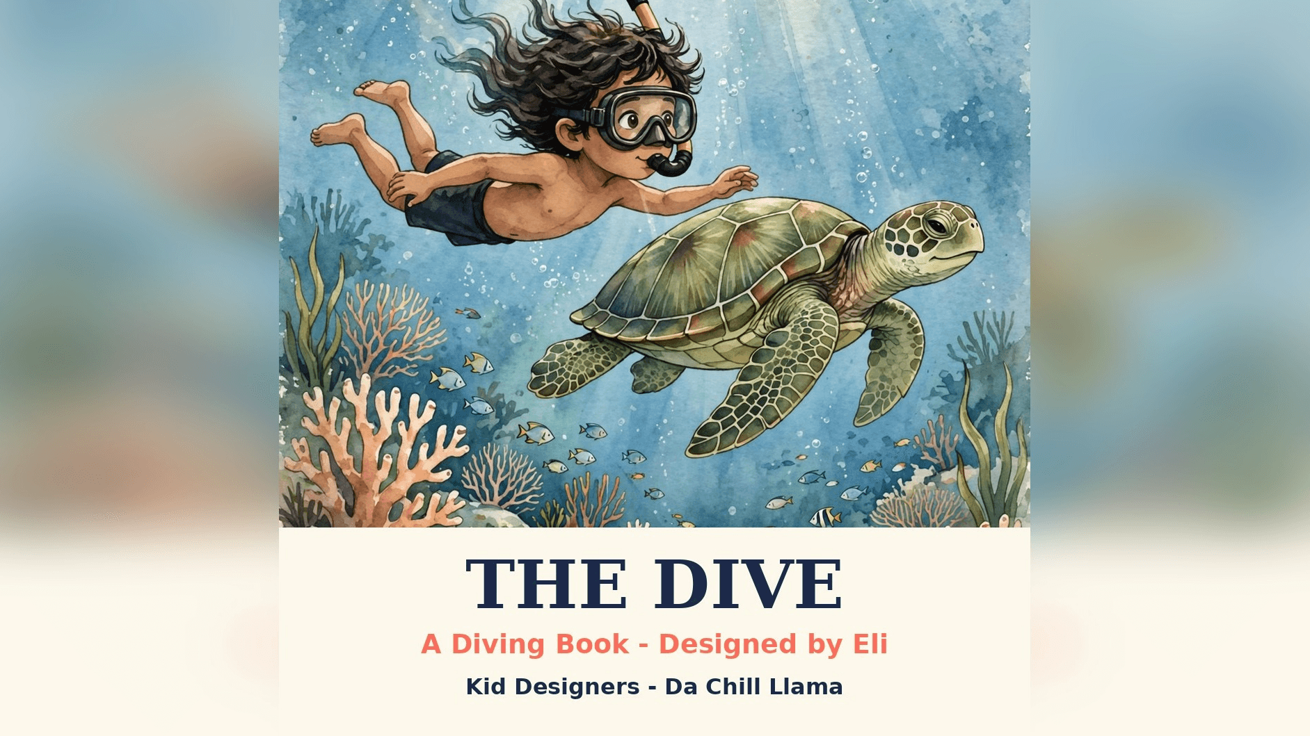 A Diving Book in Pictures and Small Words