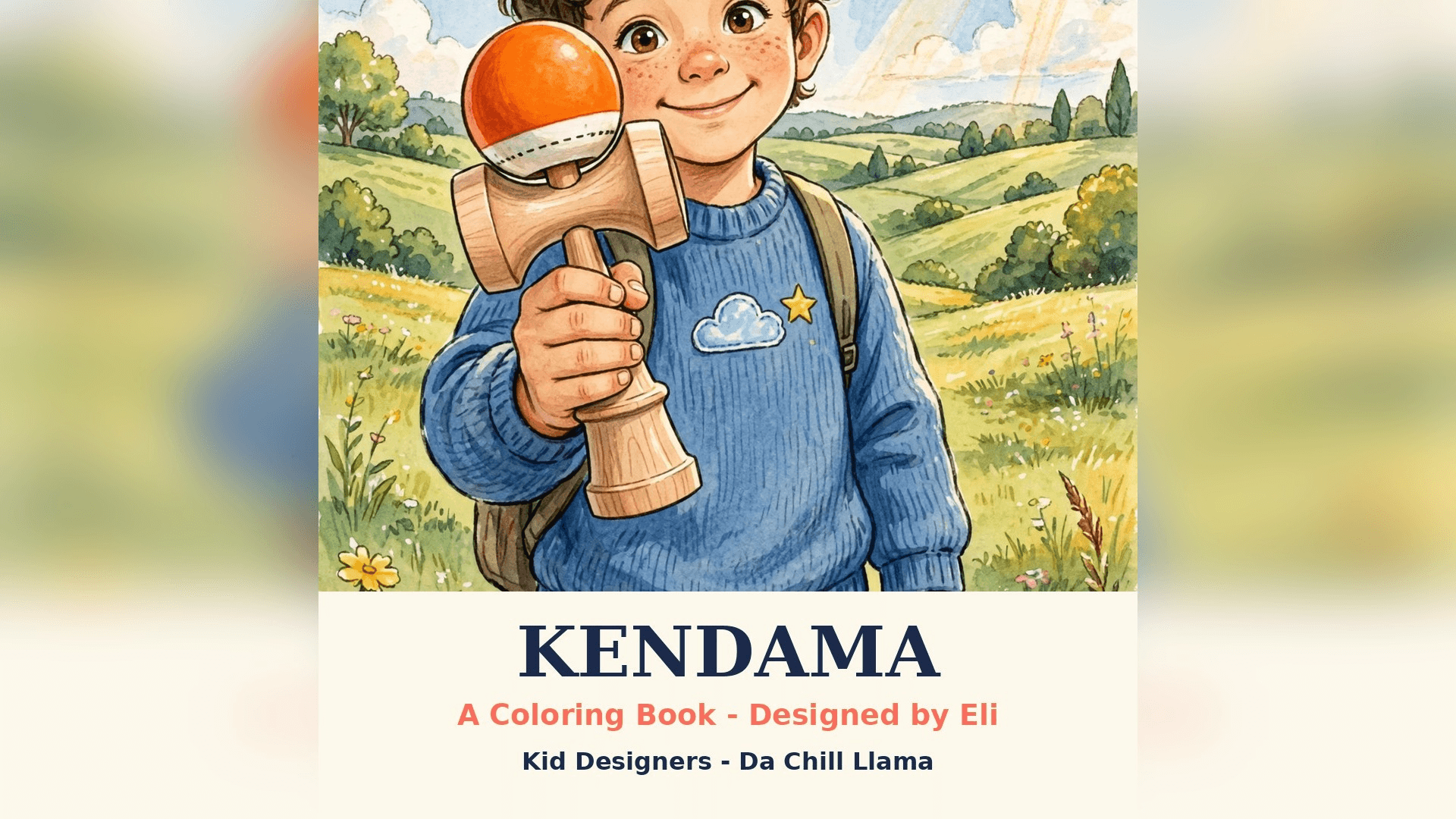Kendama - A Coloring Book