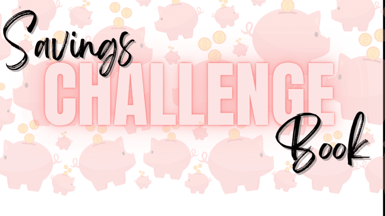 Digital PDF Savings Challenge Book©️