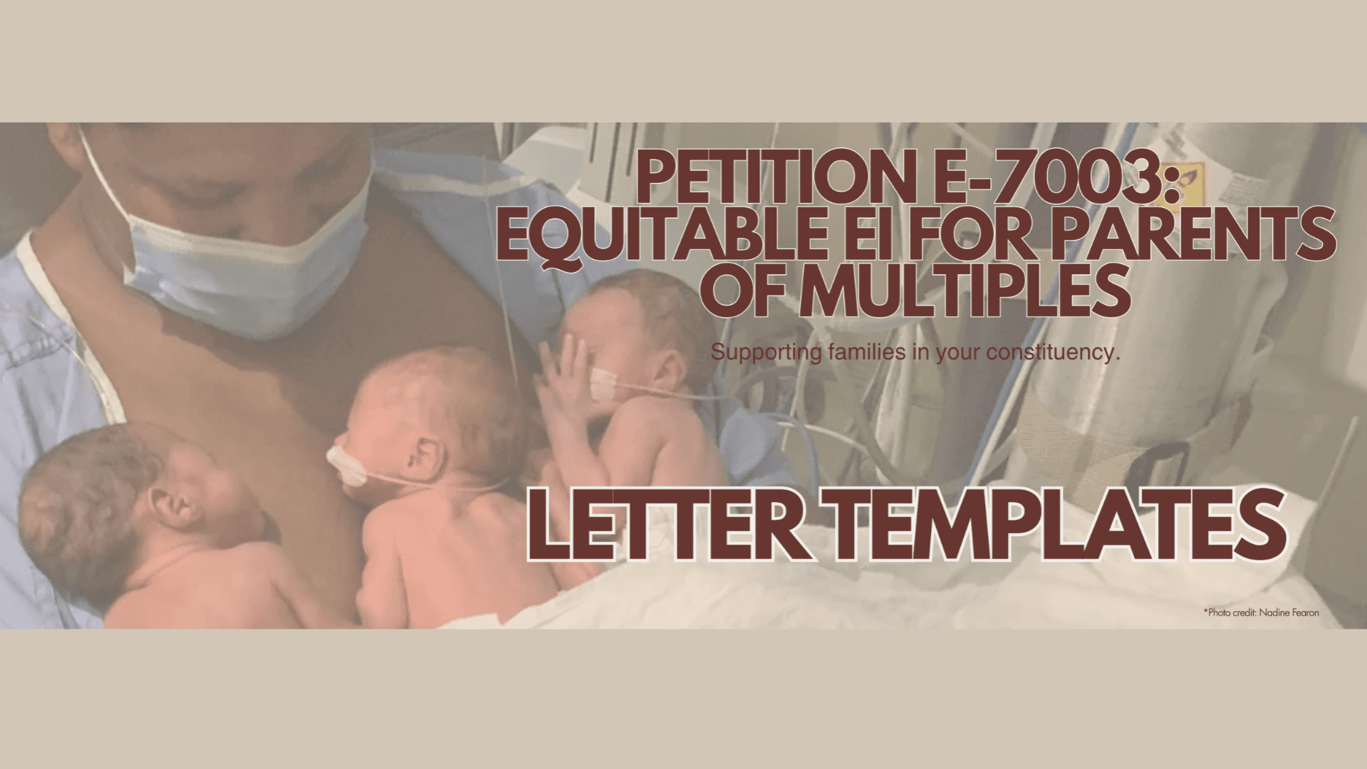 Petition E-7003 Advocacy Tool Kit