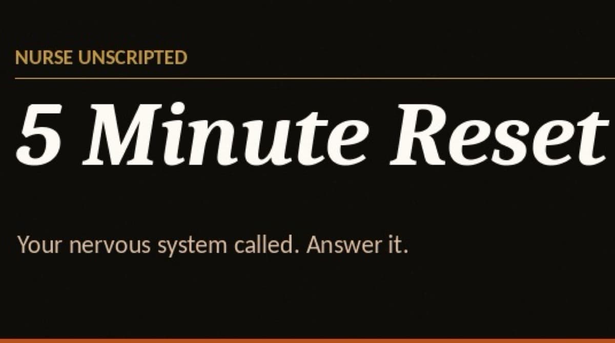 Free 5-Min Nervous System Reset 