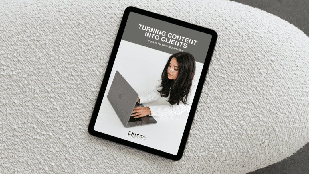 Turning Content Into Clients Guide