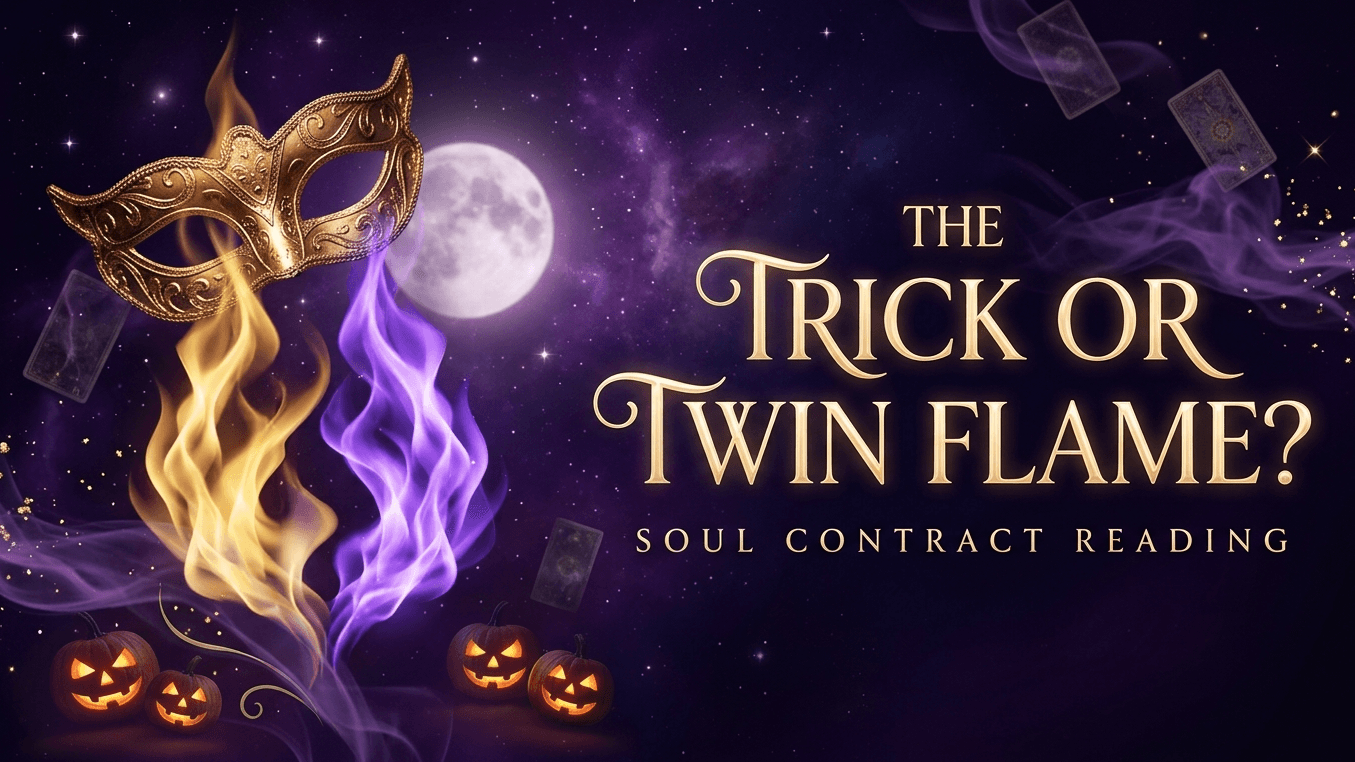 🎃 Trick or Twin Flame? Soul Contract Reading