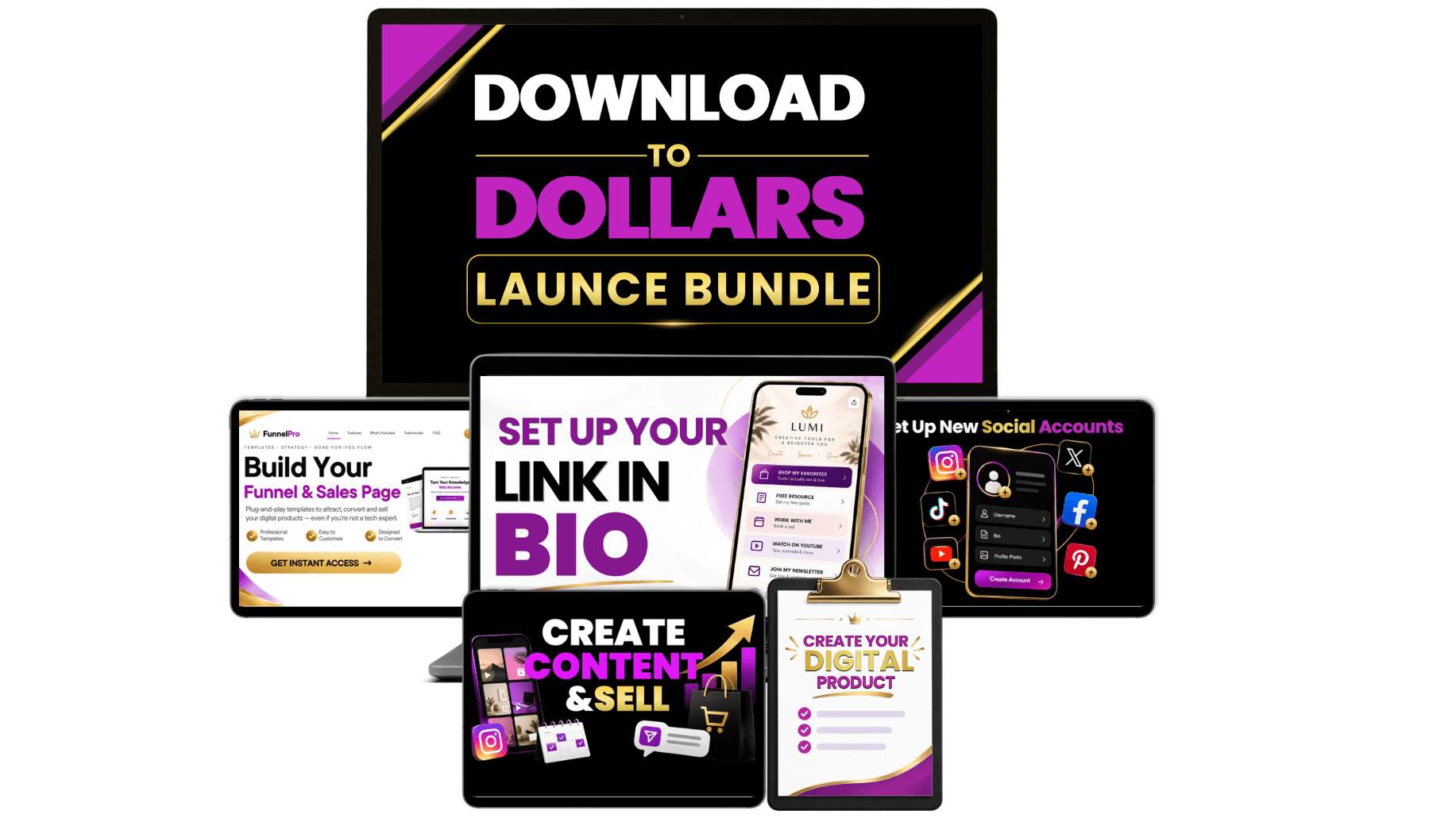Download to Dollars Launch Bundle