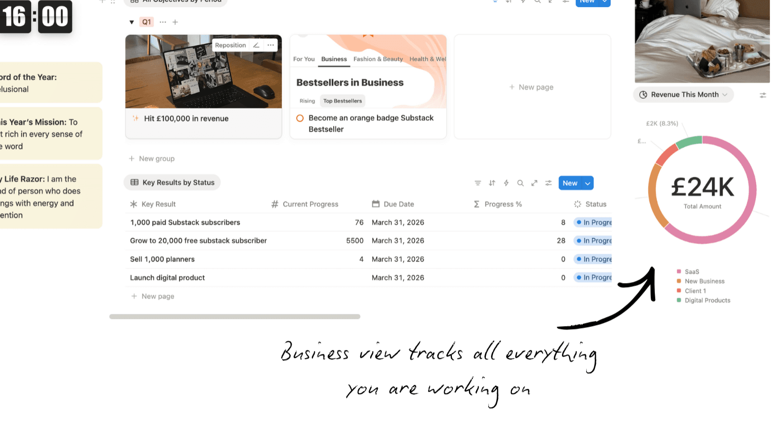LIFE OS NOTION PLANNER