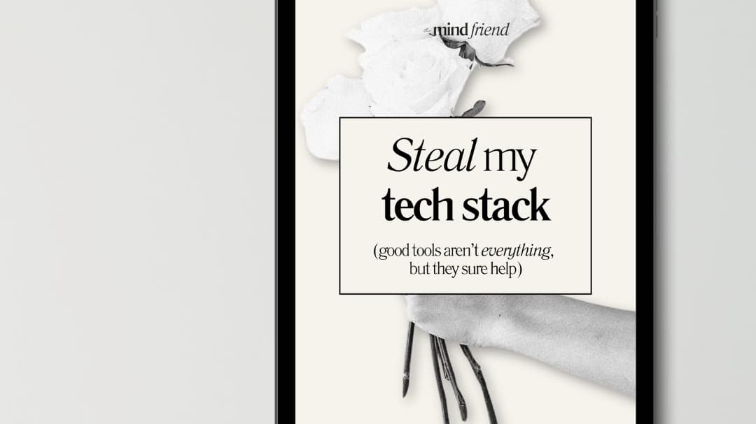 Overwhelmed by the tech?