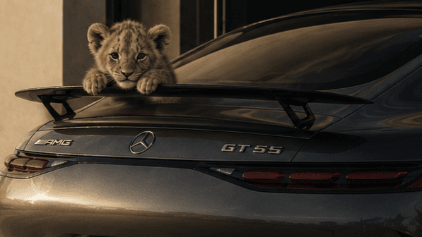 Baby Lion AMG Wallpaper