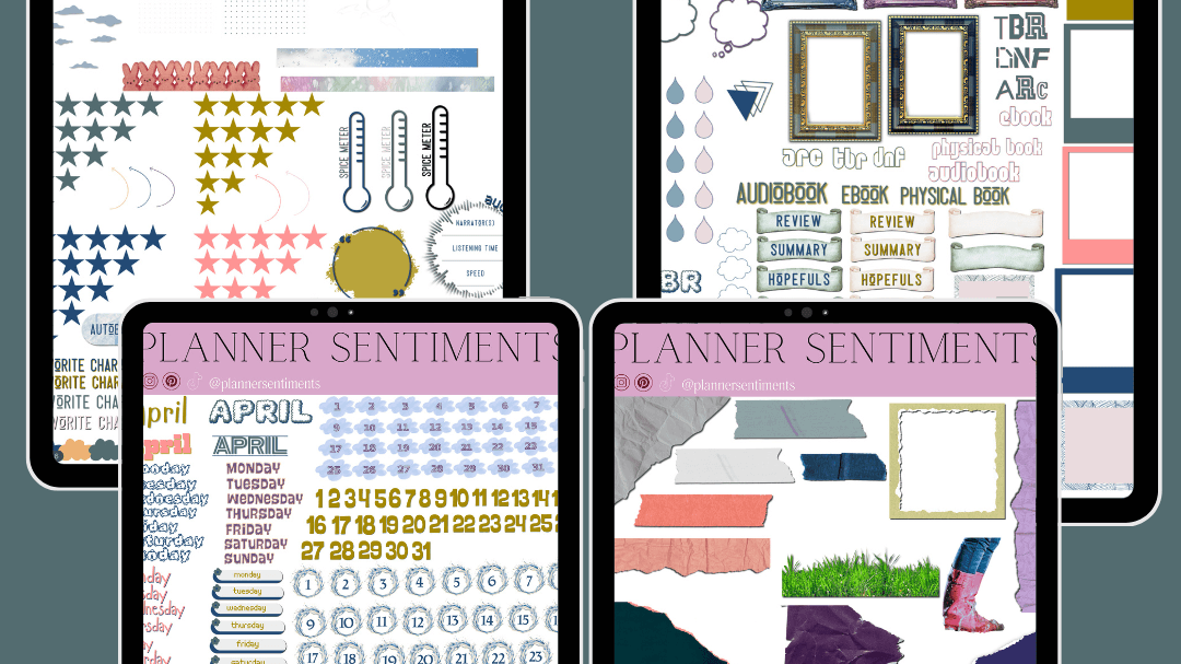 Get Your April '25 Bookish Digital Stickers Now!