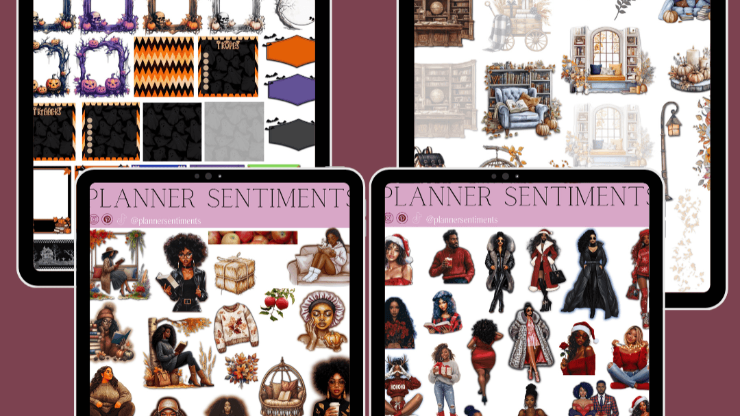 2025 July to December Bookish Sticker Bundle