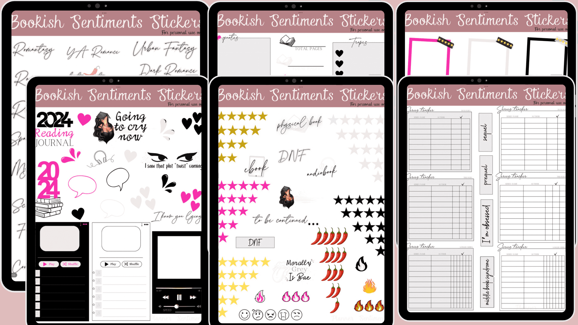 Get Your Bookish Digital Stickers Now!