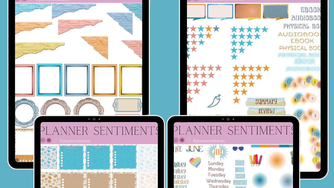 Get Your June 2025 Bookish Digital Stickers