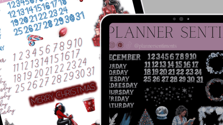 Get Your December 2025 Bookish Digital Stickers