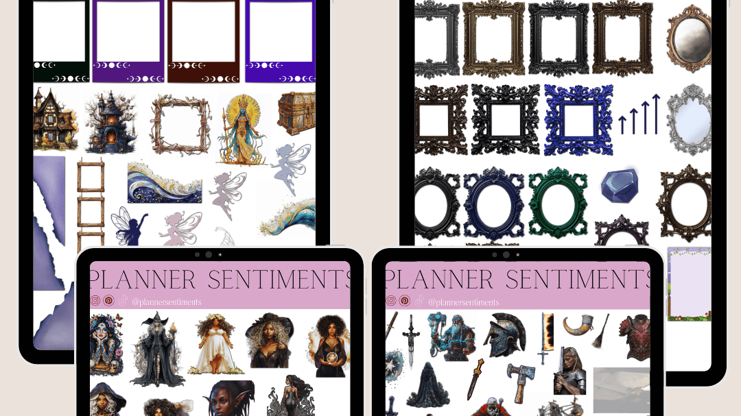 Get Your Fantasy Bookish Digital Stickers