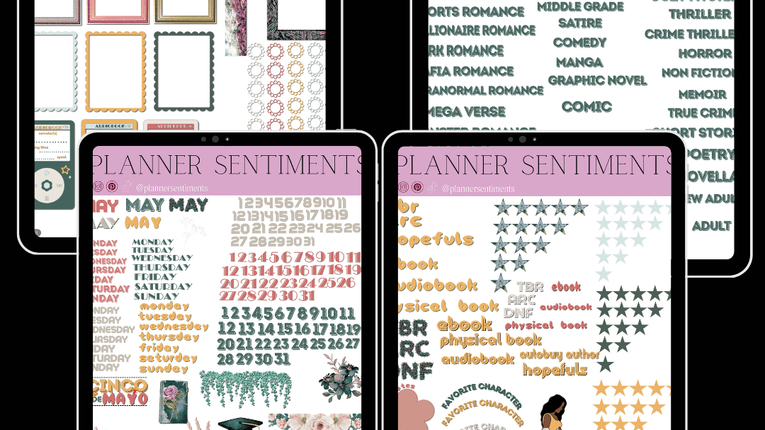 Get Your May '25 Bookish Digital Stickers Now!