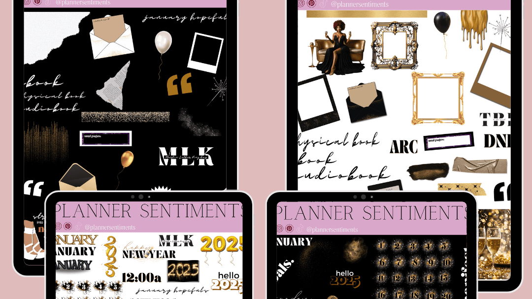 Get Your January '25 Bookish Digital Stickers Now!