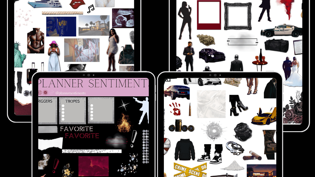 Get Your Urban Fiction Bookish Digital Stickers