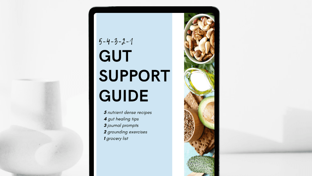 5-4-3-2-1 Gut Support Guide