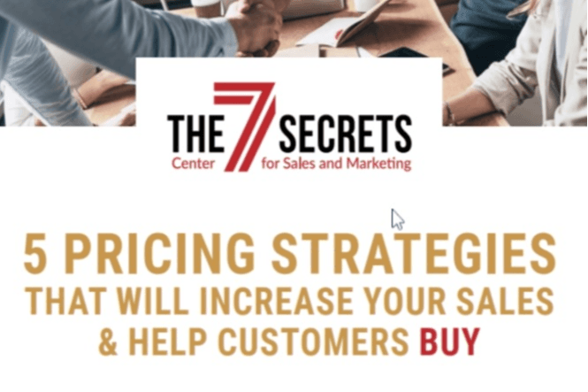 Get My 5-BEST Pricing Strategies NOW!
