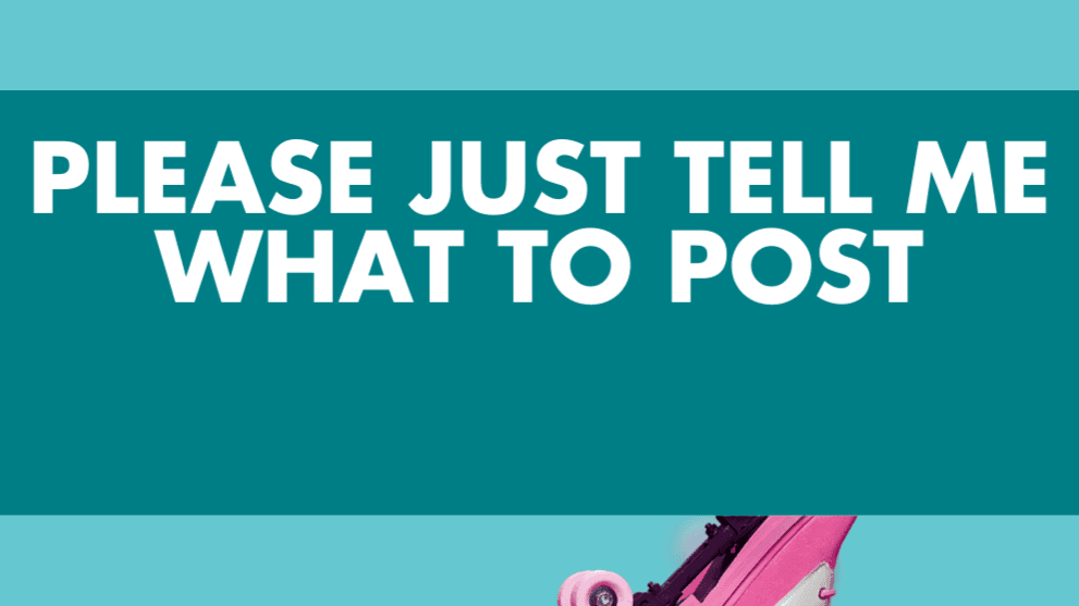 Stop guessing what to post. Fix it in 90 minutes.