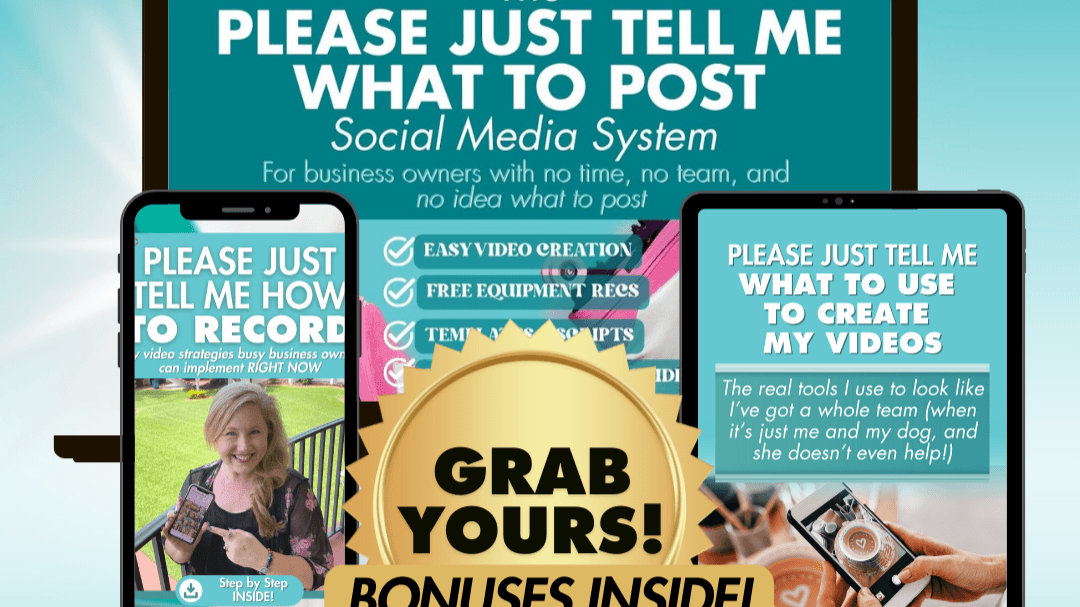 Please Just Tell Me What To Post for Businesses